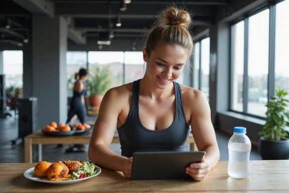 Ilustrace online kurzu o sportovní výživě